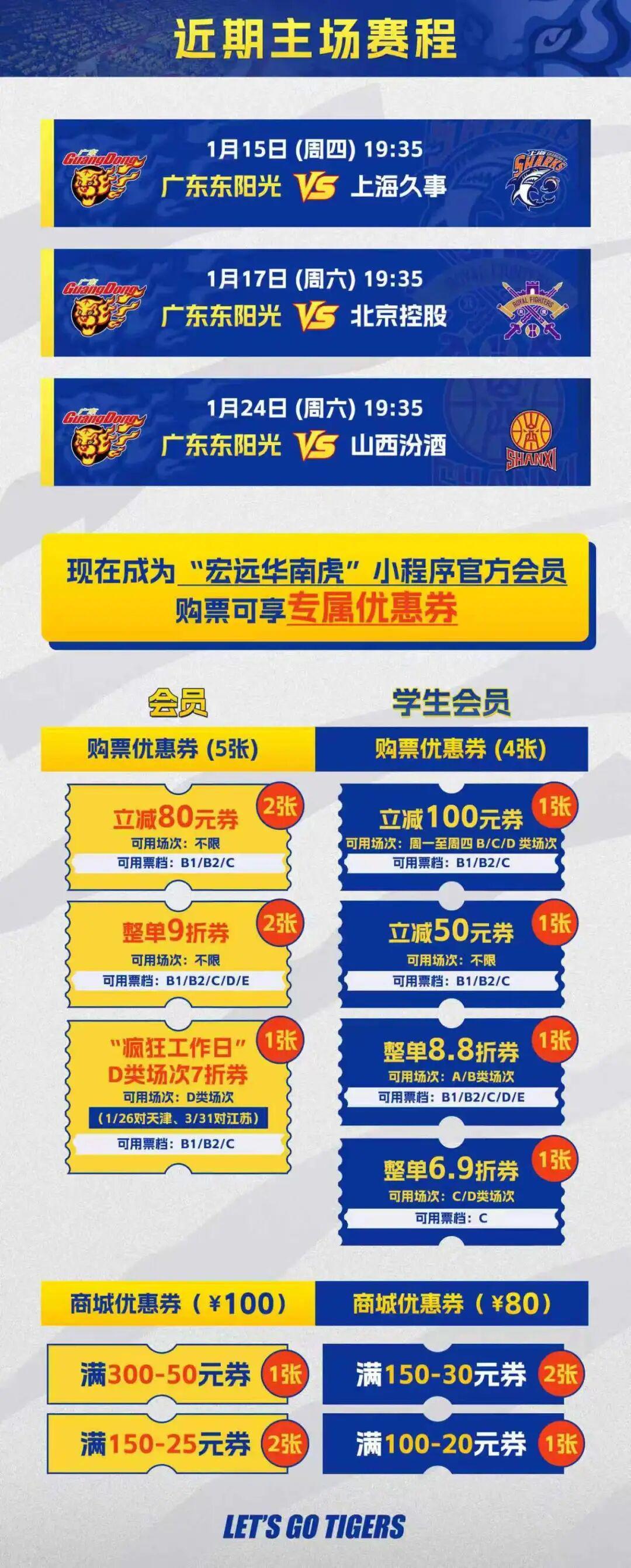 1月13日前瞻 I 二番战打响!广东客场挑战南京